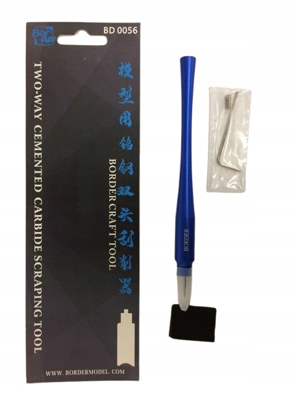 Škrabka profilovaná (modrá) Border Model BD0056