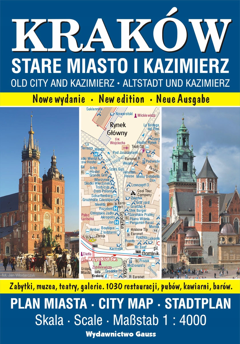 

Kraków. Stare Miasto I Kazimierz. Plan Miasta 1:..