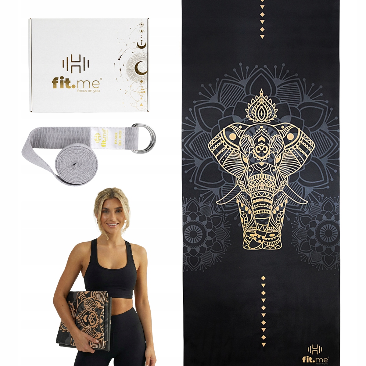 Krásná Prémiová Podložka Na Cvičení Jógy, Stabilní, Semišová, 0.15 CM, Se Vzorem