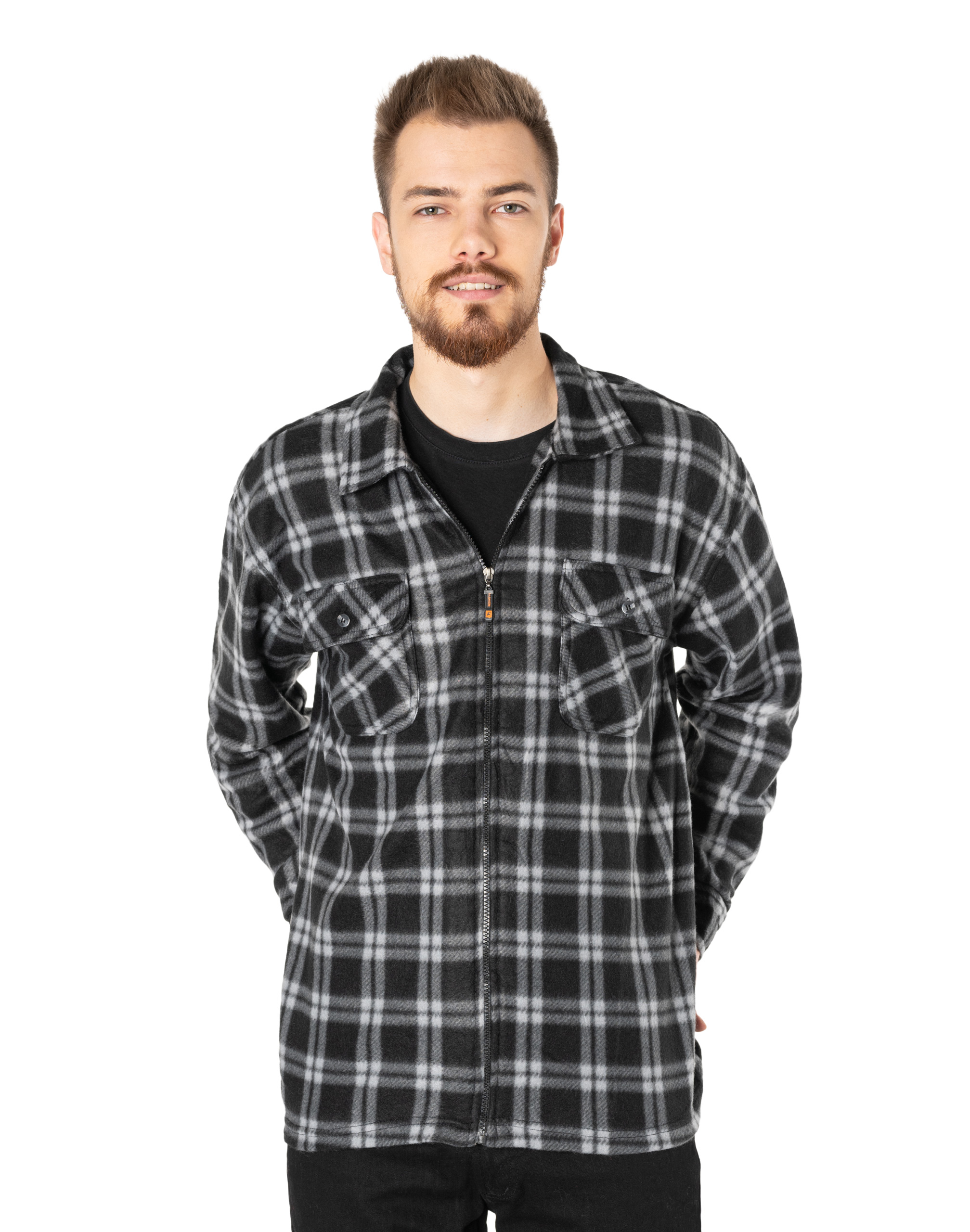 

Ciepła Koszula Polarowa Ocieplana 8015-09 L/XL