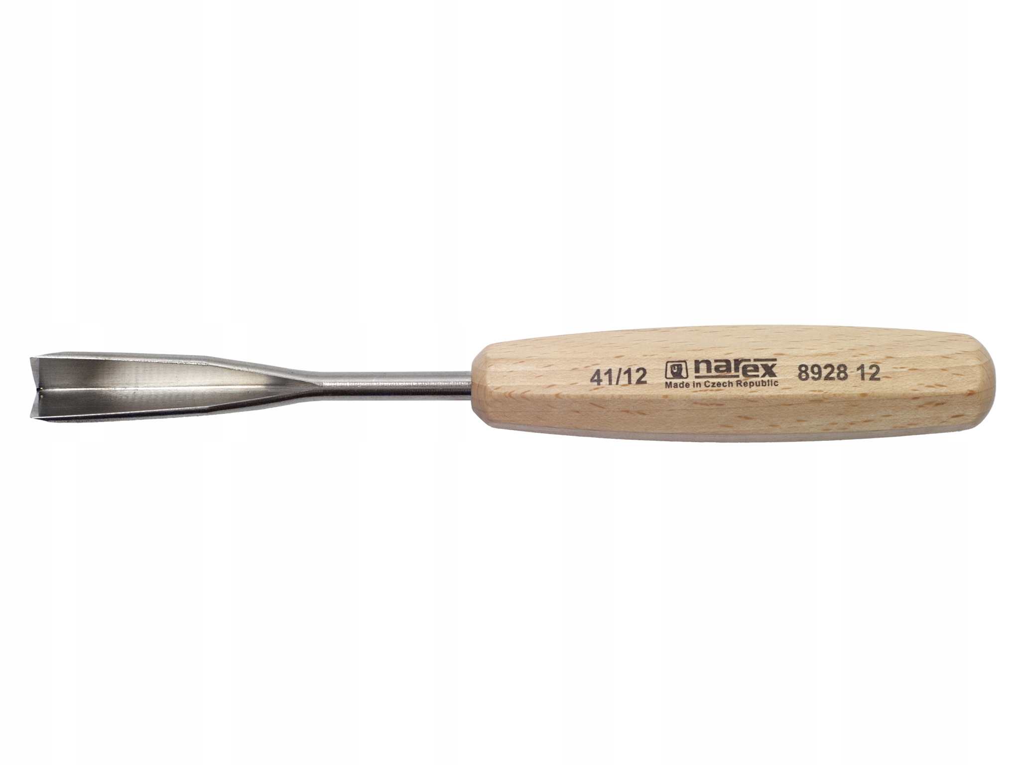 Dłuto snycerskie Narex Standard, profil V 12 mm