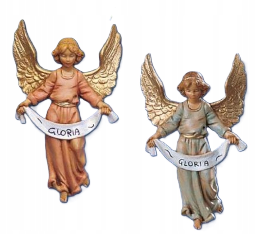 Originální Figurky Firmy Fontanini 2 Andělé Gloria pro figurky o výšce 10 cm