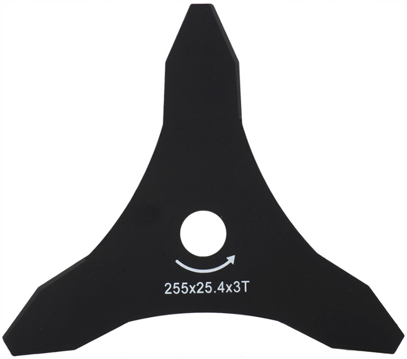 TARCZA 3 ZĘBY NÓŻ OSTRZE DO KOSY SPALINOWEJ KOSA TARCZA TNĄCA DO KOSY 255 T