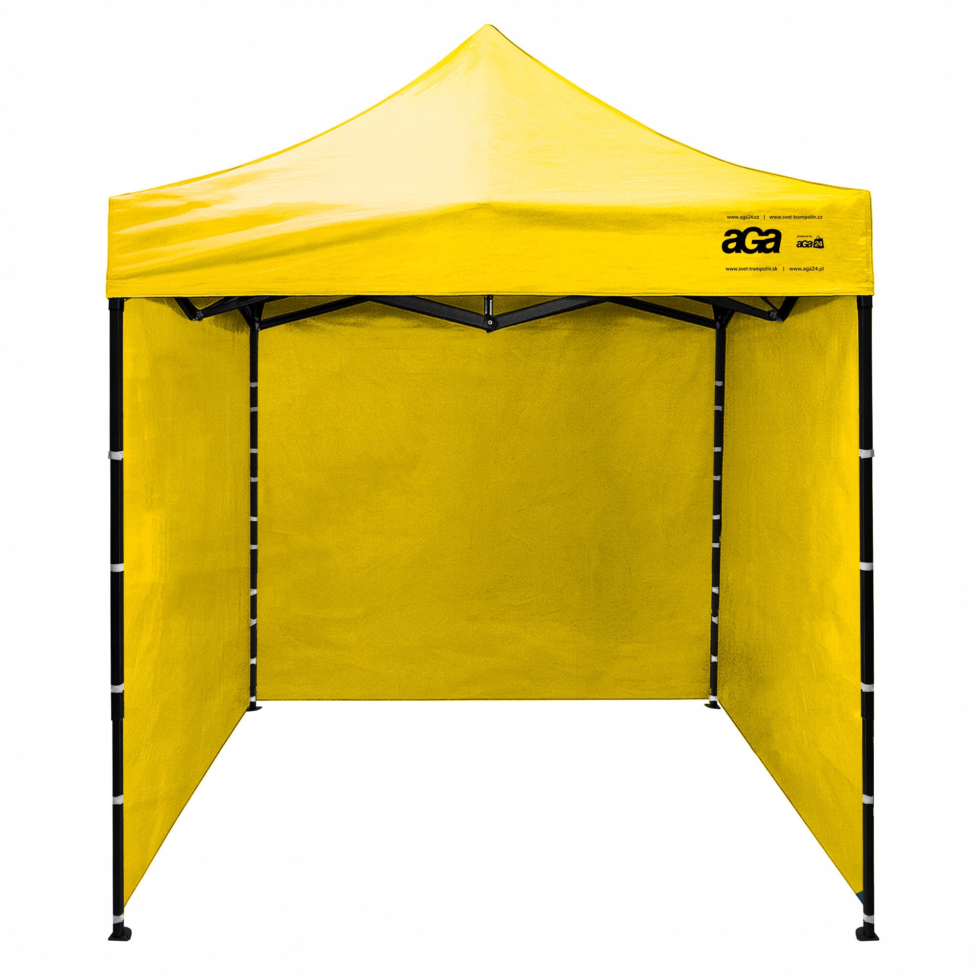 Aga Nožnicový stánok Party 2x2m Žltý