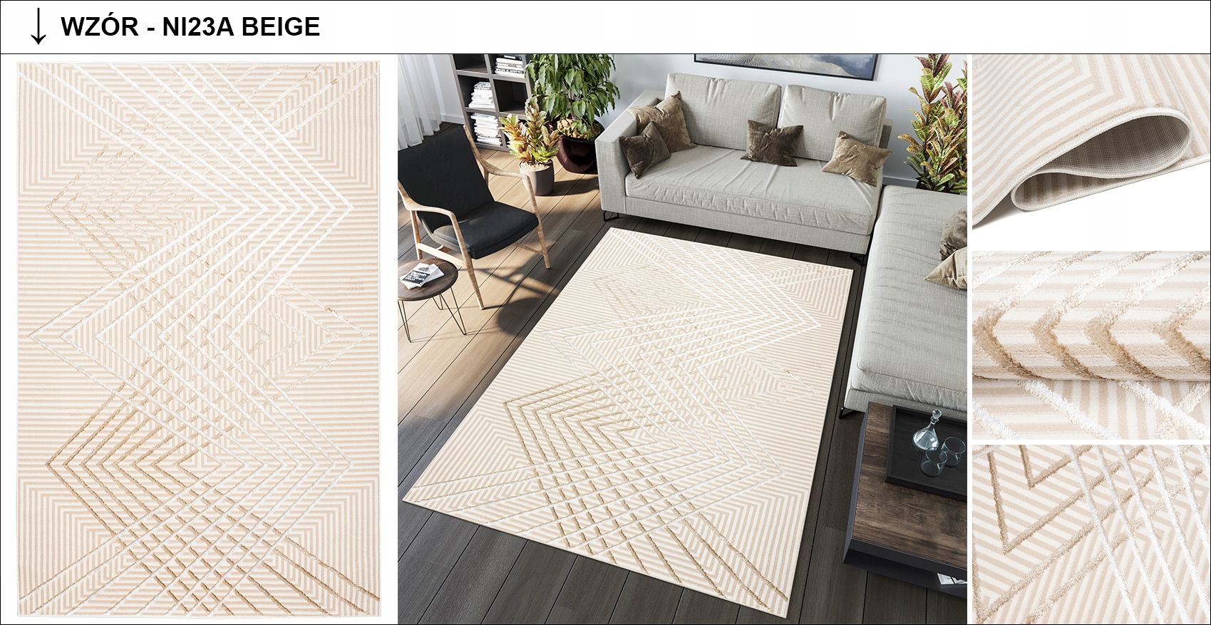 Dywan CRYSTAL 200x300 Z Połyskiem Nowoczesny Modny Miękki Różne Wzory EAN (GTIN) 5904079779155