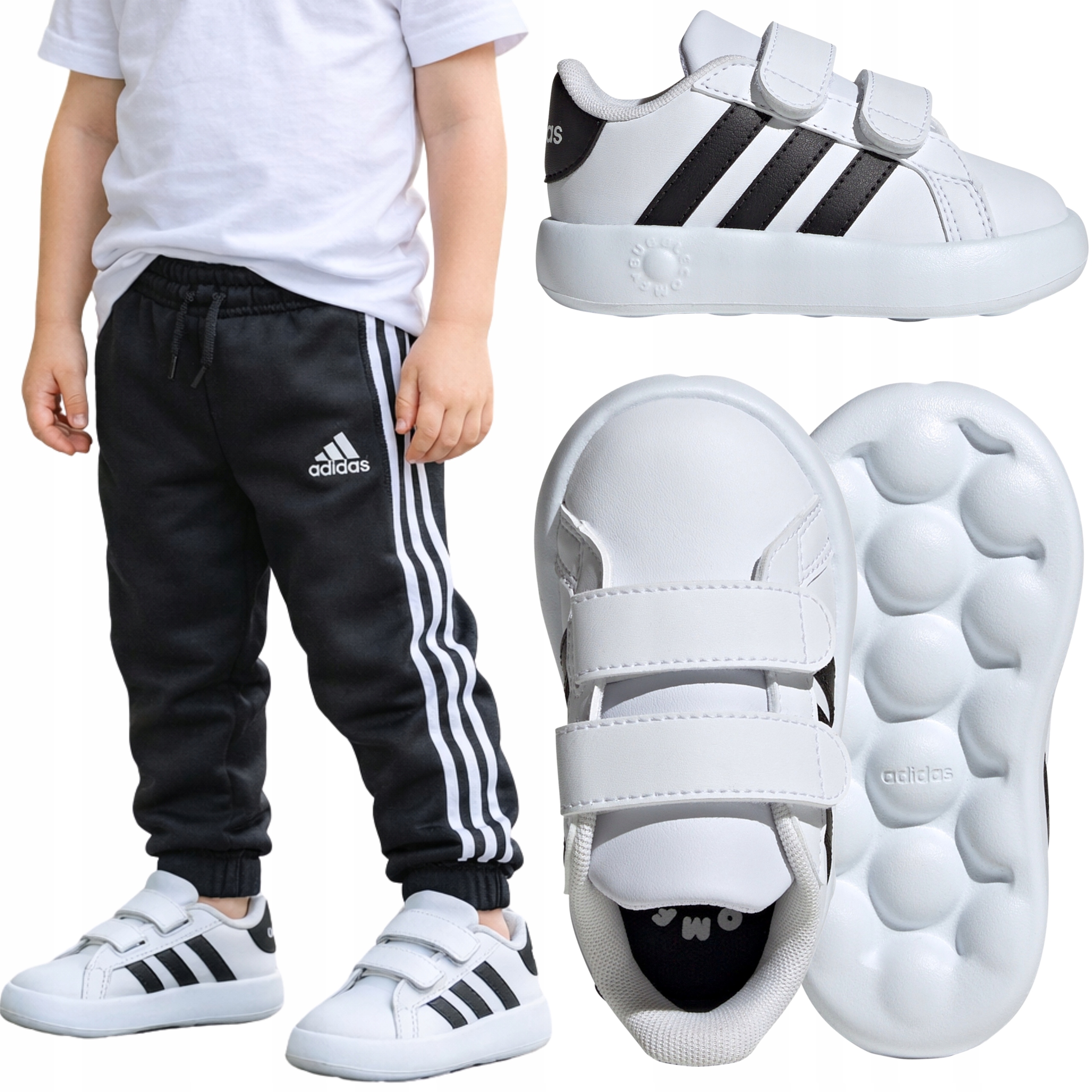 Buty Sportowe Dziecięce Adidas Sneakersy Na Rzep Lekkie 25,5