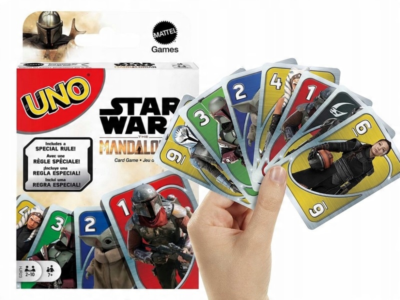 

Star Wars Mandalorian Gra Karty Uno gra rodzinna