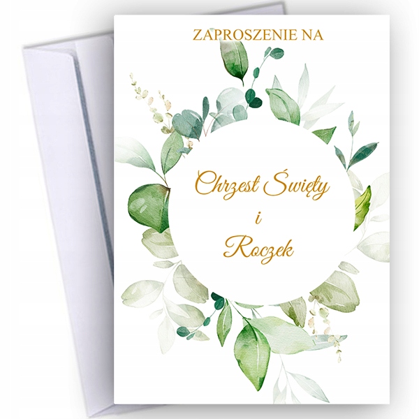 ZAPROSZENIA NA CHRZEST I ROCZEK KOPERTA LISTKI DLA DZIEWCZYNKI CHŁOPCA 237