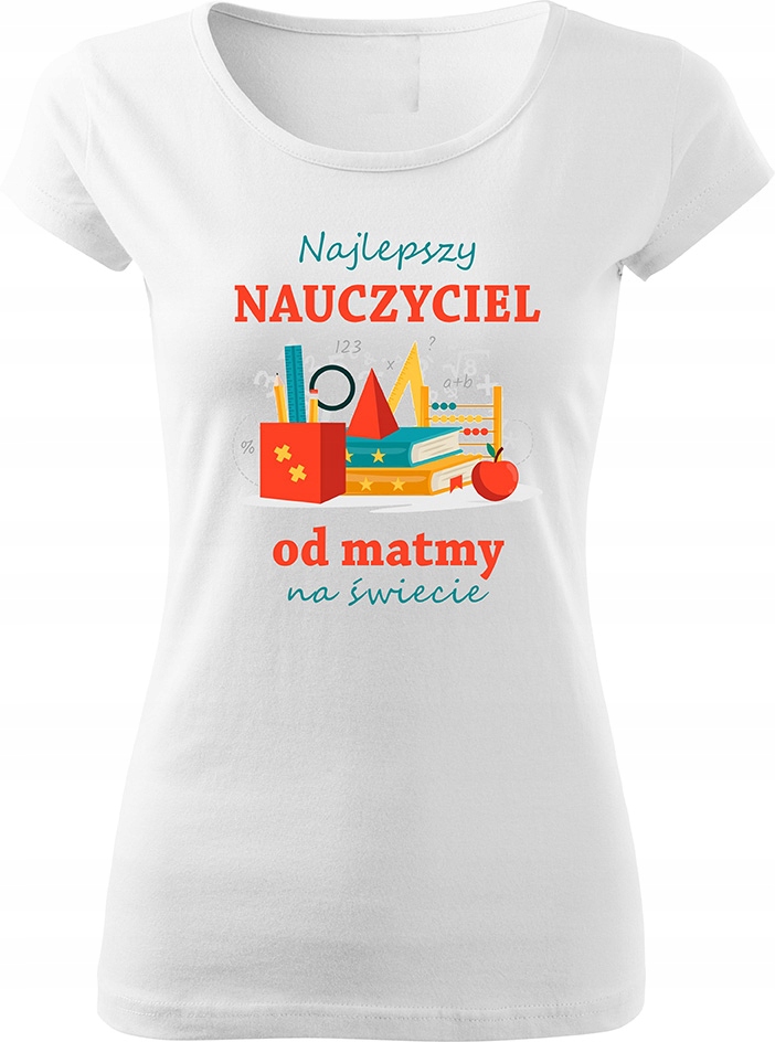 

Koszulka Najlepszy nauczyciel Matematyki Matmy L