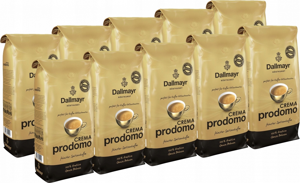Kawa ziarnista Dallmayr Crema Prodomo 1kg 100% Arabica x10