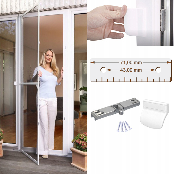 ZATRZASK BALKONOWY UCHWYT KLAMKA DO DRZWI POCHWYT Marka Decortrend