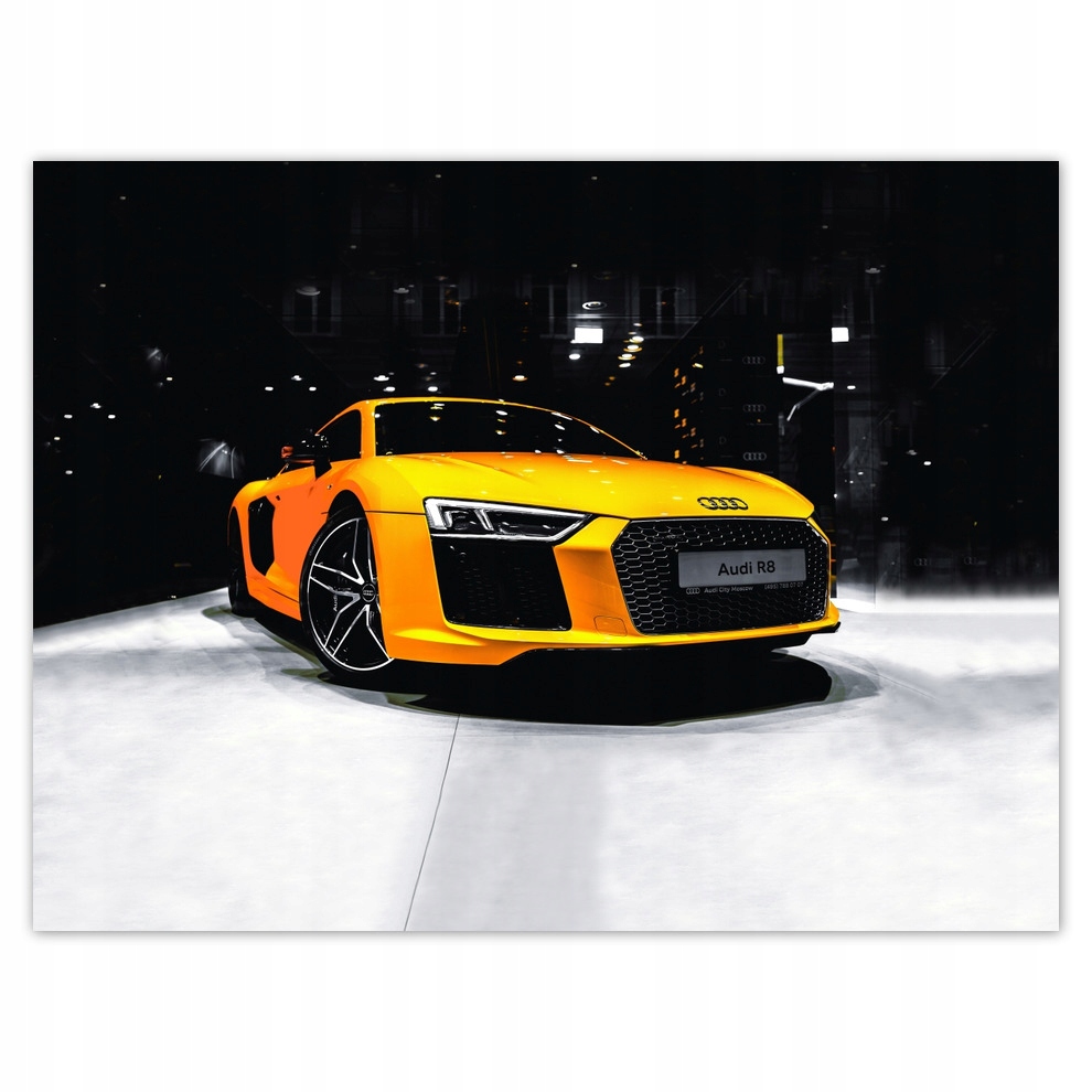 

Plakaty 40x30 Żółte Audi R8