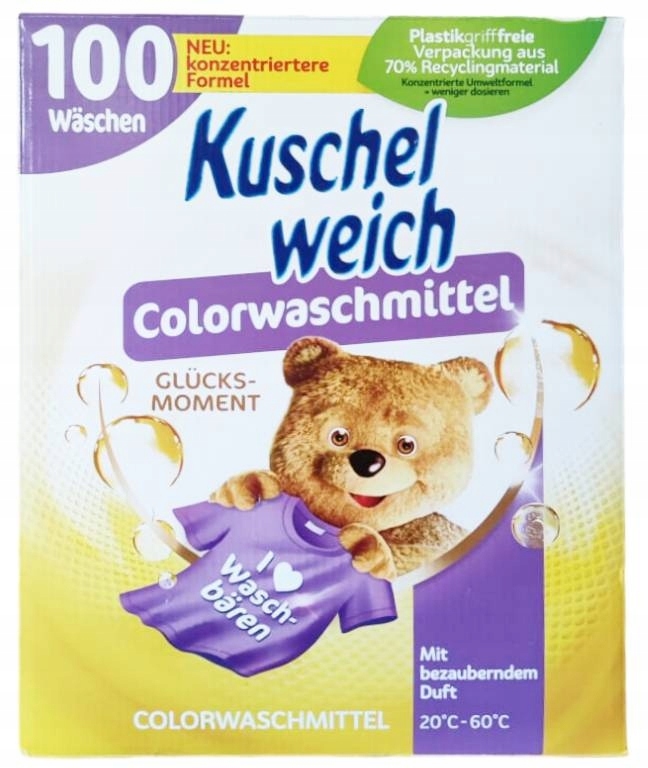 Levně Kuschelweich prášek na barevné prádlo 5 kg