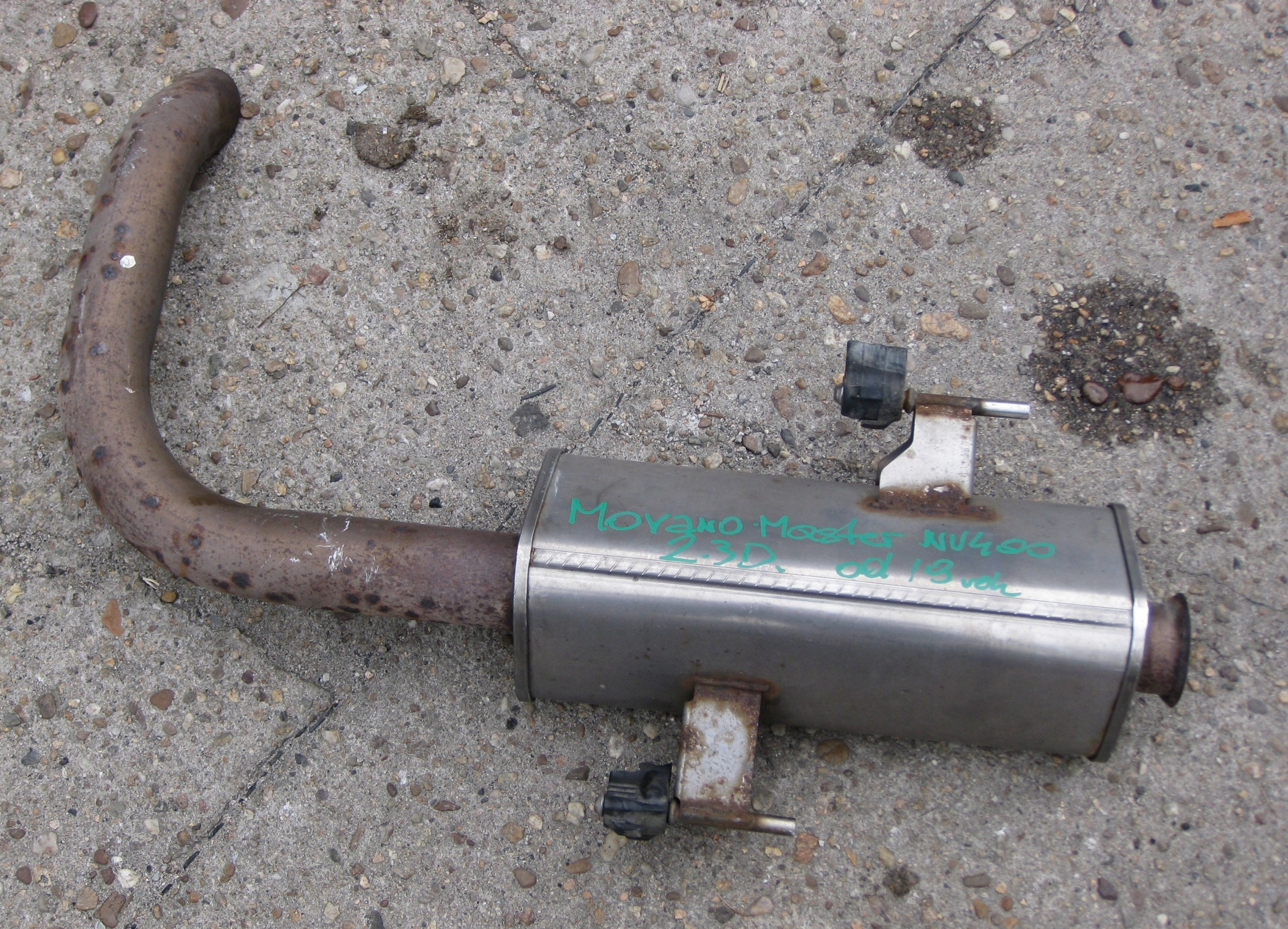 MASTER III MOVANO 2.3 DCI muffler, exhaust 201009667R