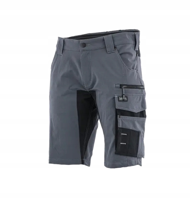 Krótkie Spodenki Robocze Szorty Motionflex Sara r. S szare
