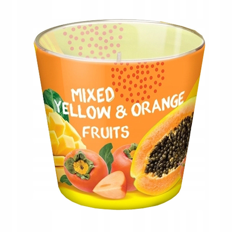 

Świeca zapachowa w szkle Tropical Twist Orange30h