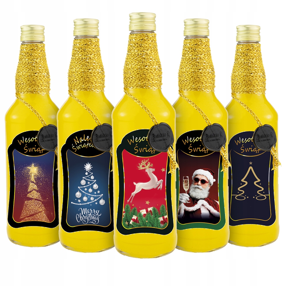 

10X Butelka Monopol 500ML Premium Świąteczna