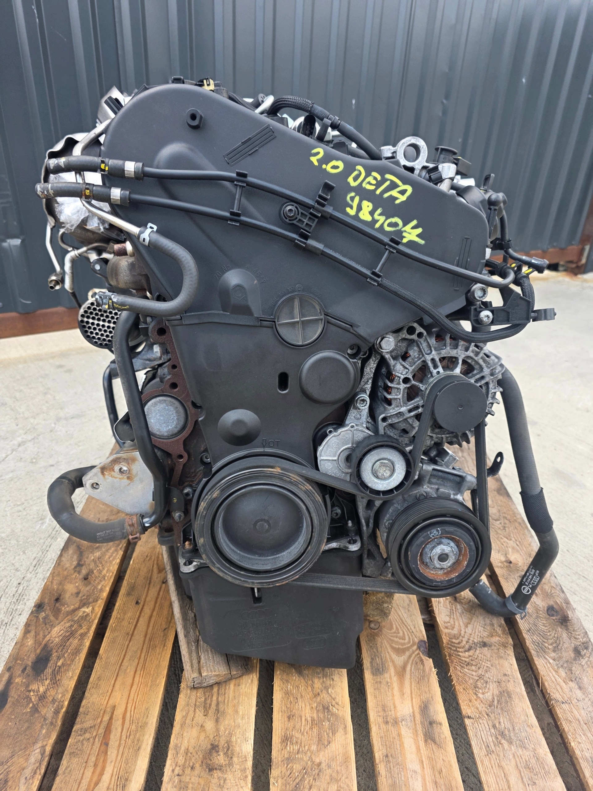engine complete AUDI A4 B9 A5 Q5 A6 2.0 TDI DET DETA 98407 KM original *3