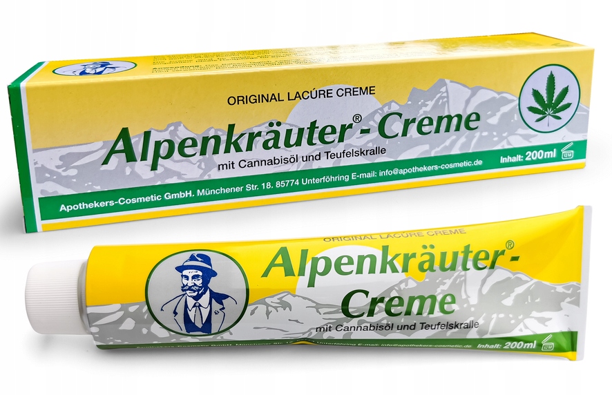 

Alpenkrauter Krem czarci pazur olej konopny 200ml
