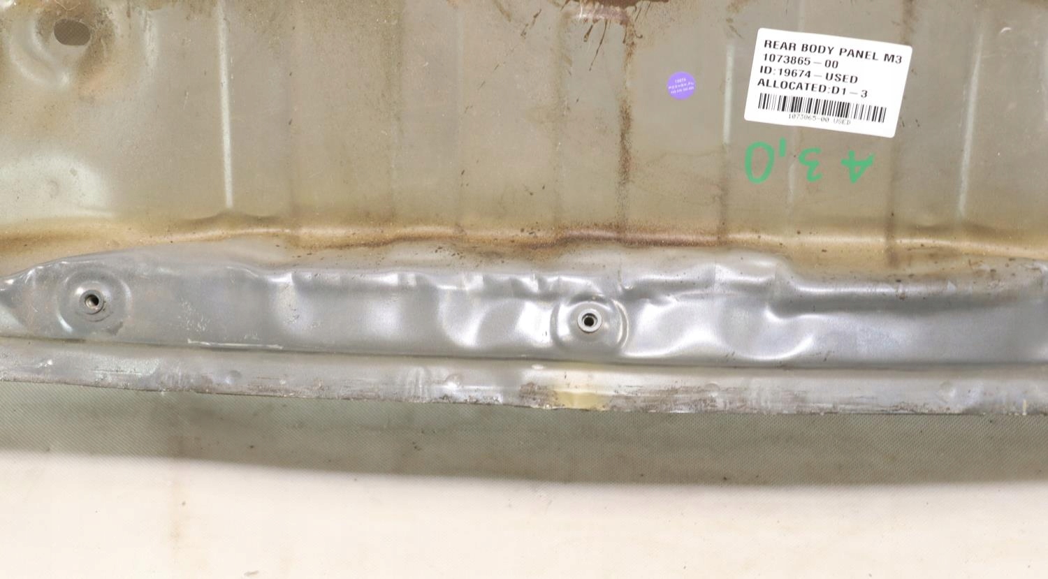 TESLA MODEL 3 WZMOCNIENIE ŚCIANA TYŁ 1073865-00-I Numer katalogowy oryginału 1073865 107386500I 1073865-00-I