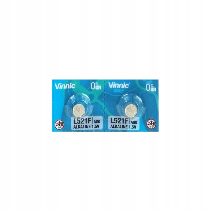 

2 x bateria L521F L521 AG0 G0 LR521 Vinnic 179
