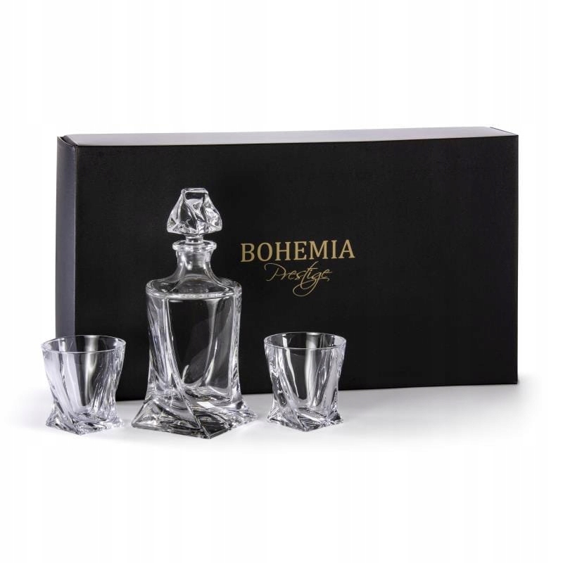 Sada na whisky Karafa 6 sklenic Quadro Bohemia