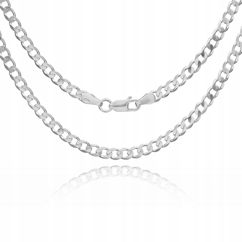 Pancéřový Stříbrný Řetízek Řetěz 65 CM 4,2 MM Dámský Pánský Stříbro 925