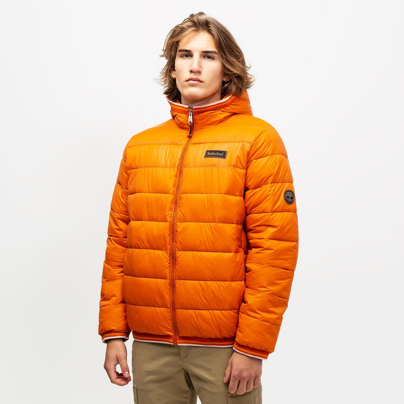 Bunda Timberland TB0A2GA1 Garfield Středně těžká prošívaná bunda s kapucí, velikost XL