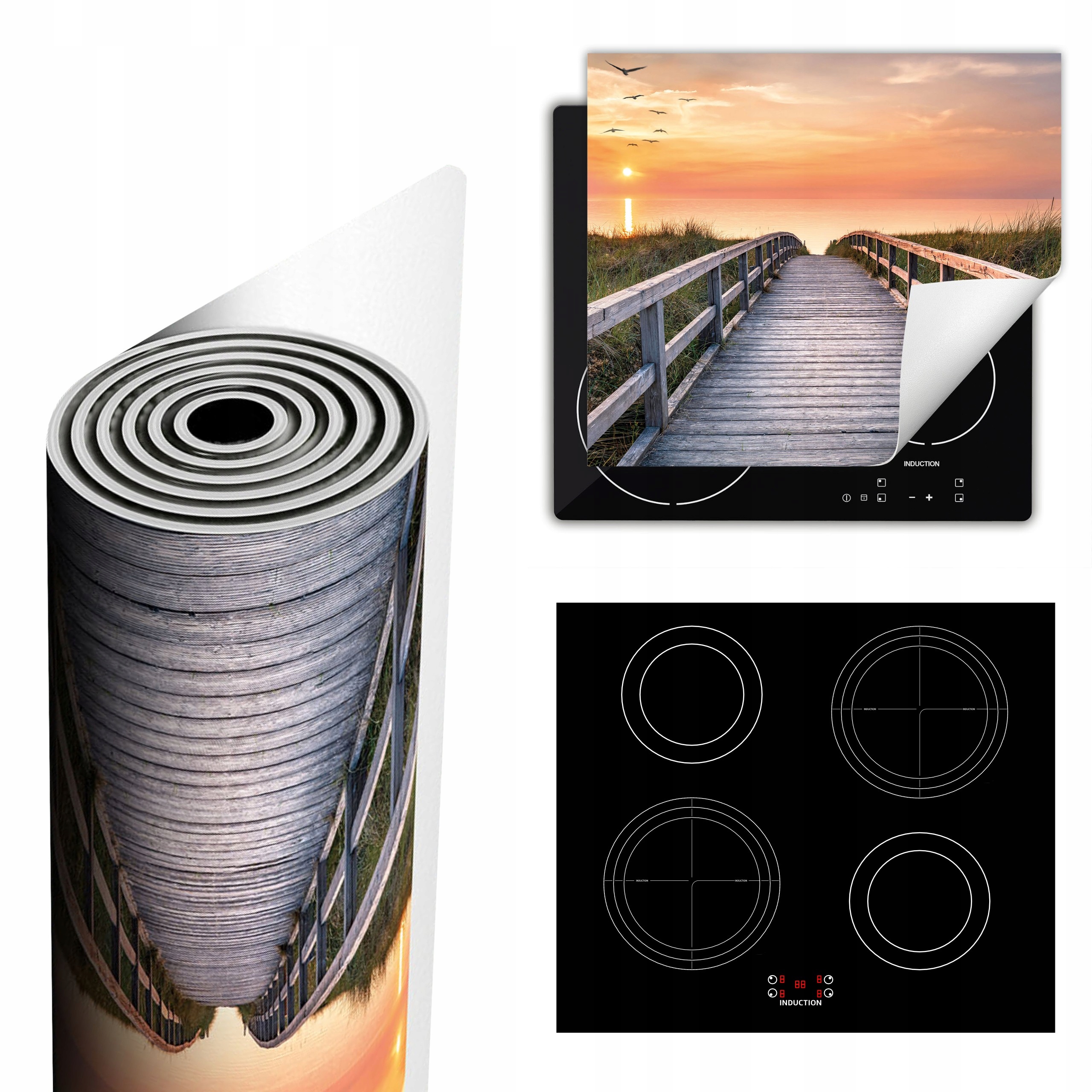 Ochranná Podložka Na Sporák Má Více Místa 60x52 krajina