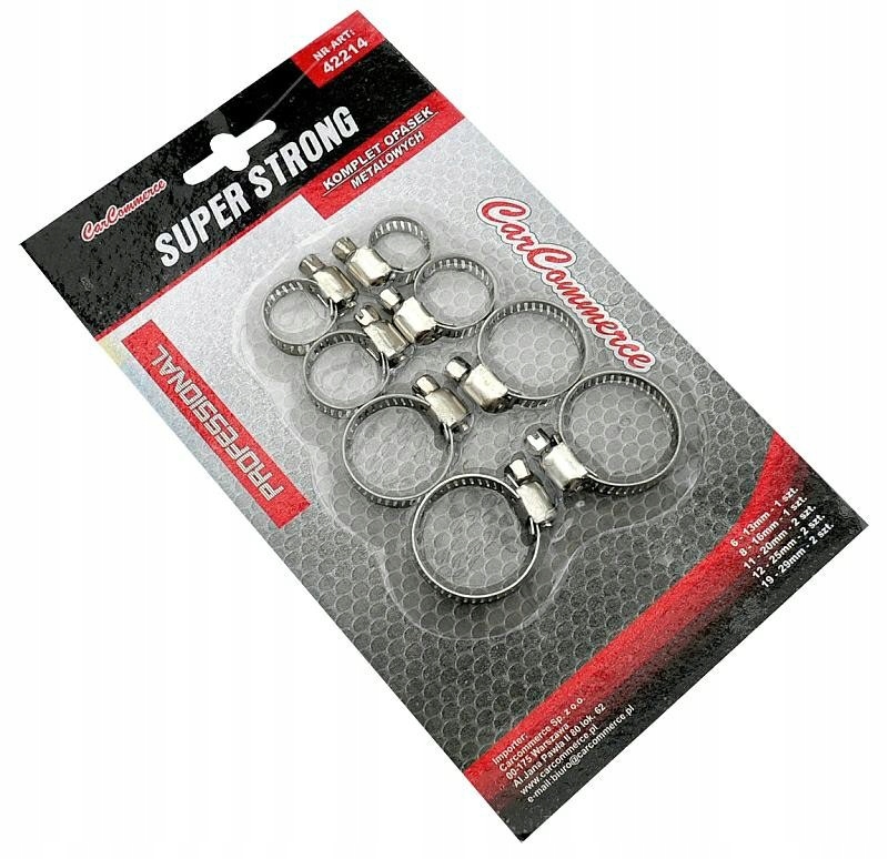 

Komplet Opasek Zaciskowych Metalowych Mocne