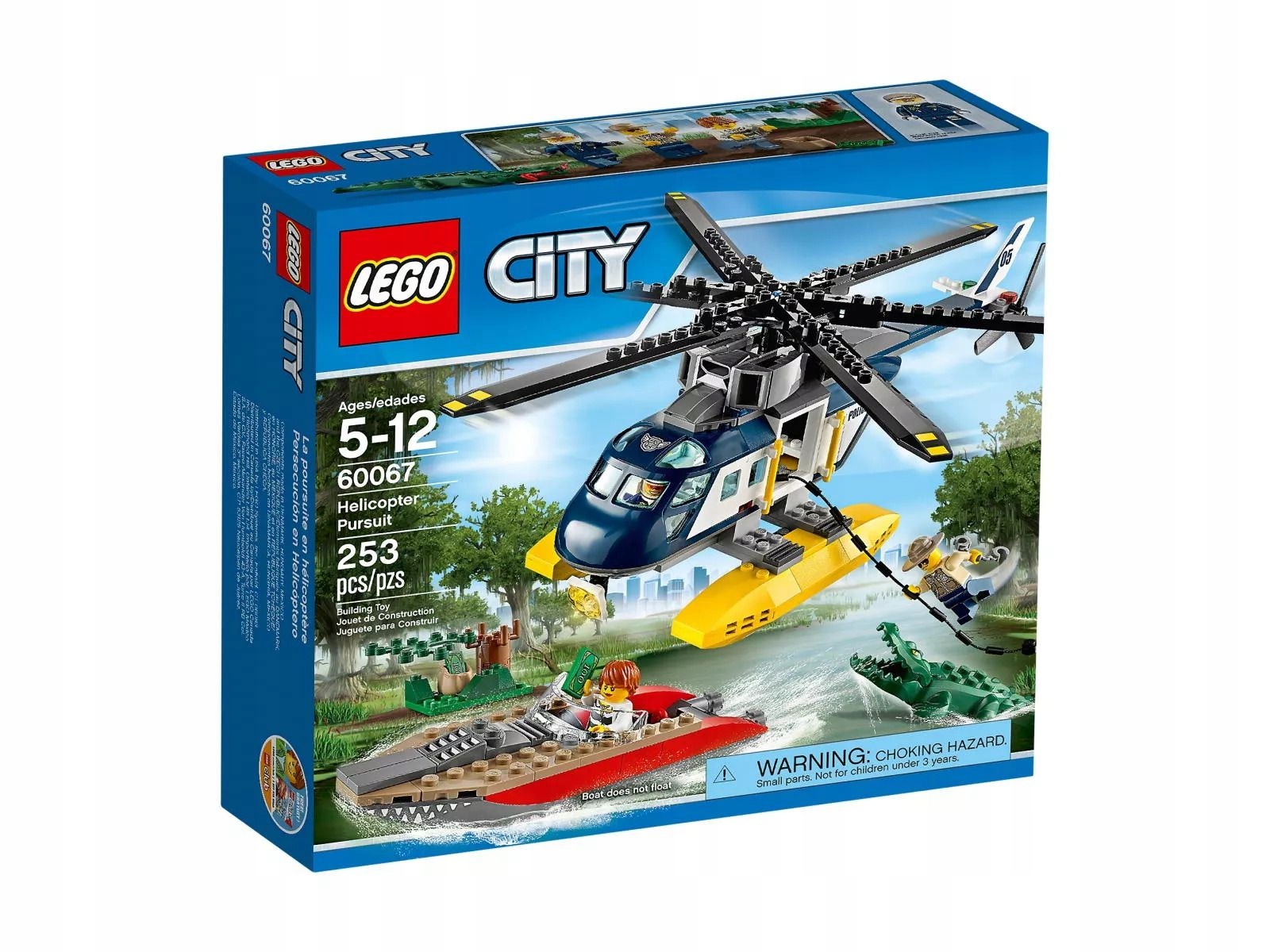 Lego City 60067 Pronásledování vrtulníkem Nové