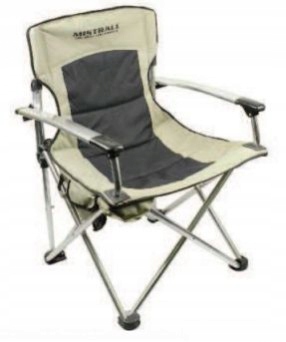 Mistrall Składane Aluminiowe Krzesło Wędkarskie
