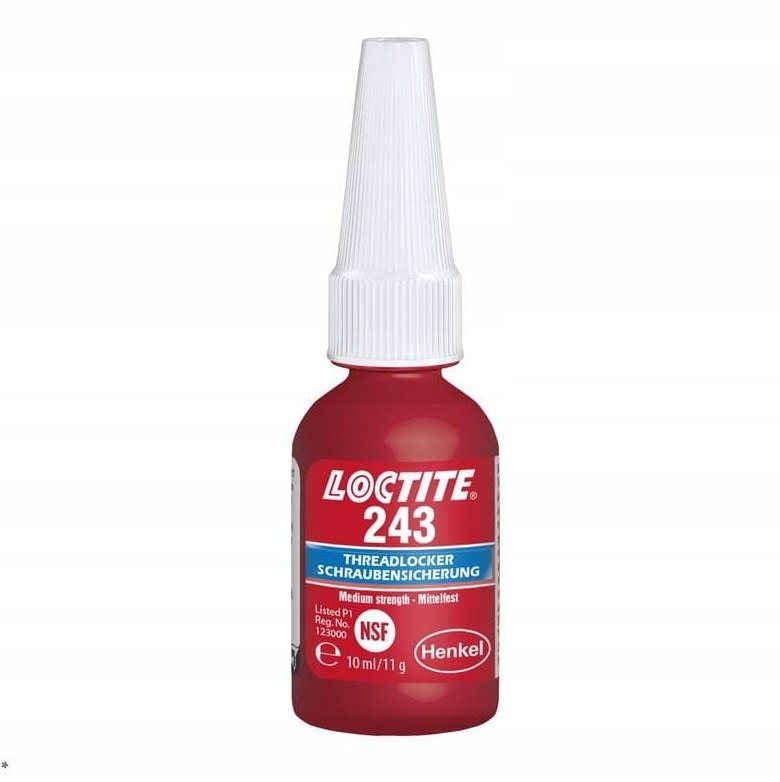Loctite 243 Zabezpieczanie gwintów 10 ml klej śordek do zabezpieczania 10ml