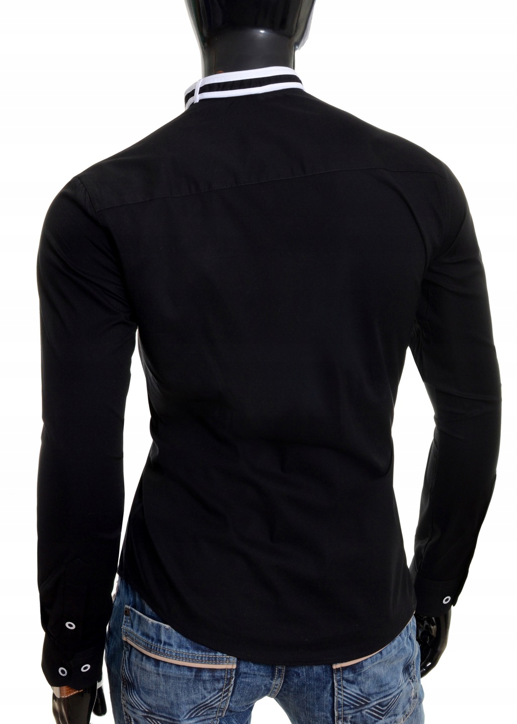 Koszula Męska Stójka Ślub Wesele Elegancka Prezent Rozmiar XL