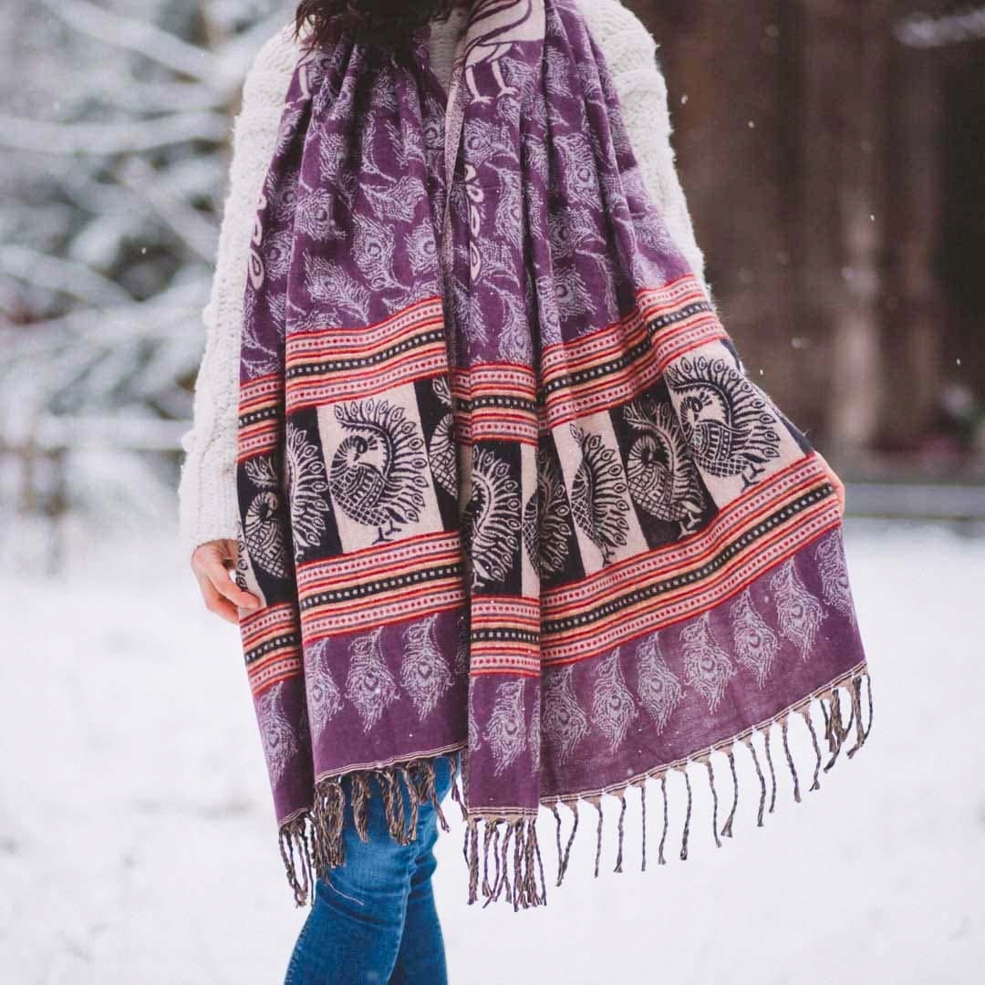 Šála Ethno 53 švestková