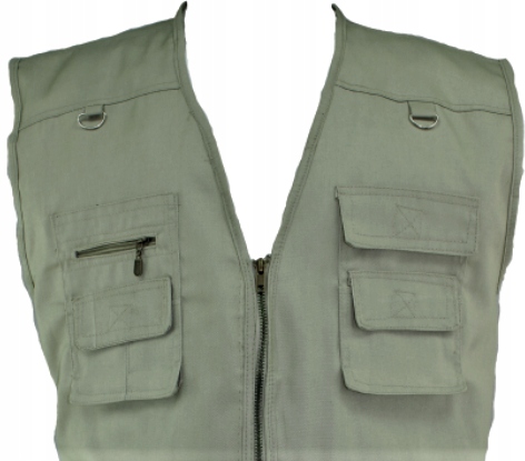 KAMIZELKA MĘSKA DUŻO KIESZENI BEZRĘKAWNIK 5XL B22 Rozmiar 5XL