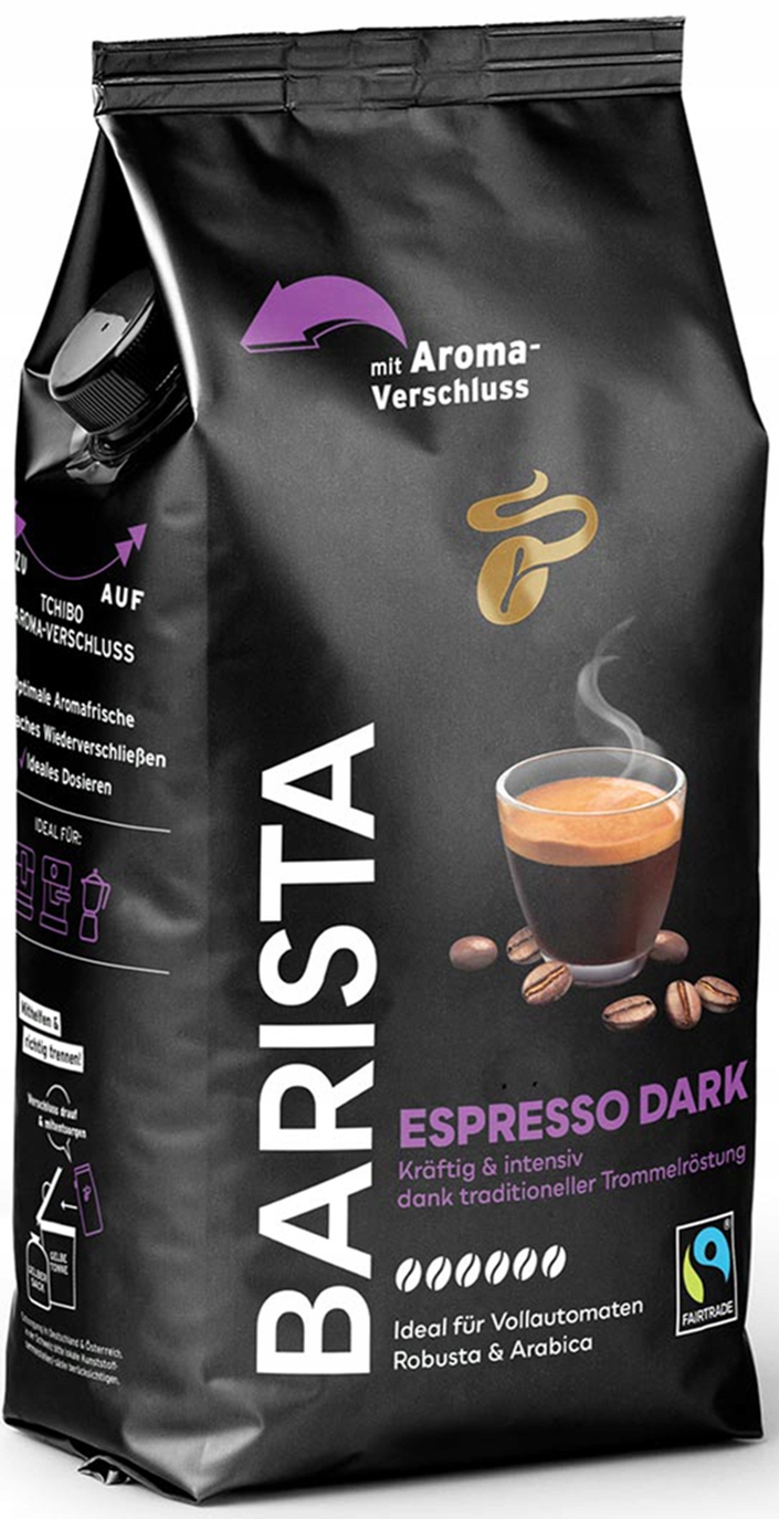 Levně Káva zrnková Tchibo Barista Espresso Dark 1000 g
