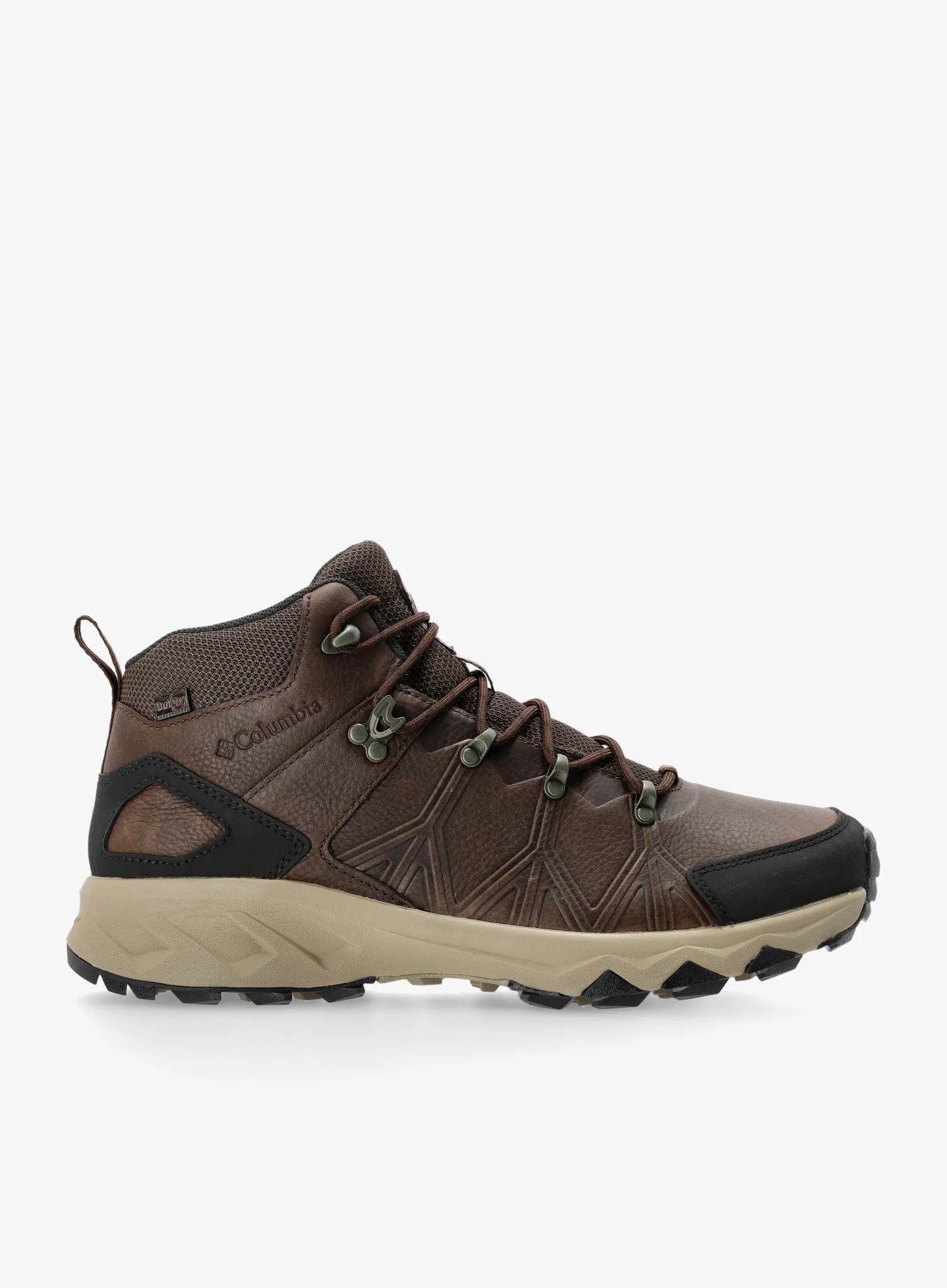 Turistické boty Columbia Peakfreak II Mid Outdry Leather cordovan/black