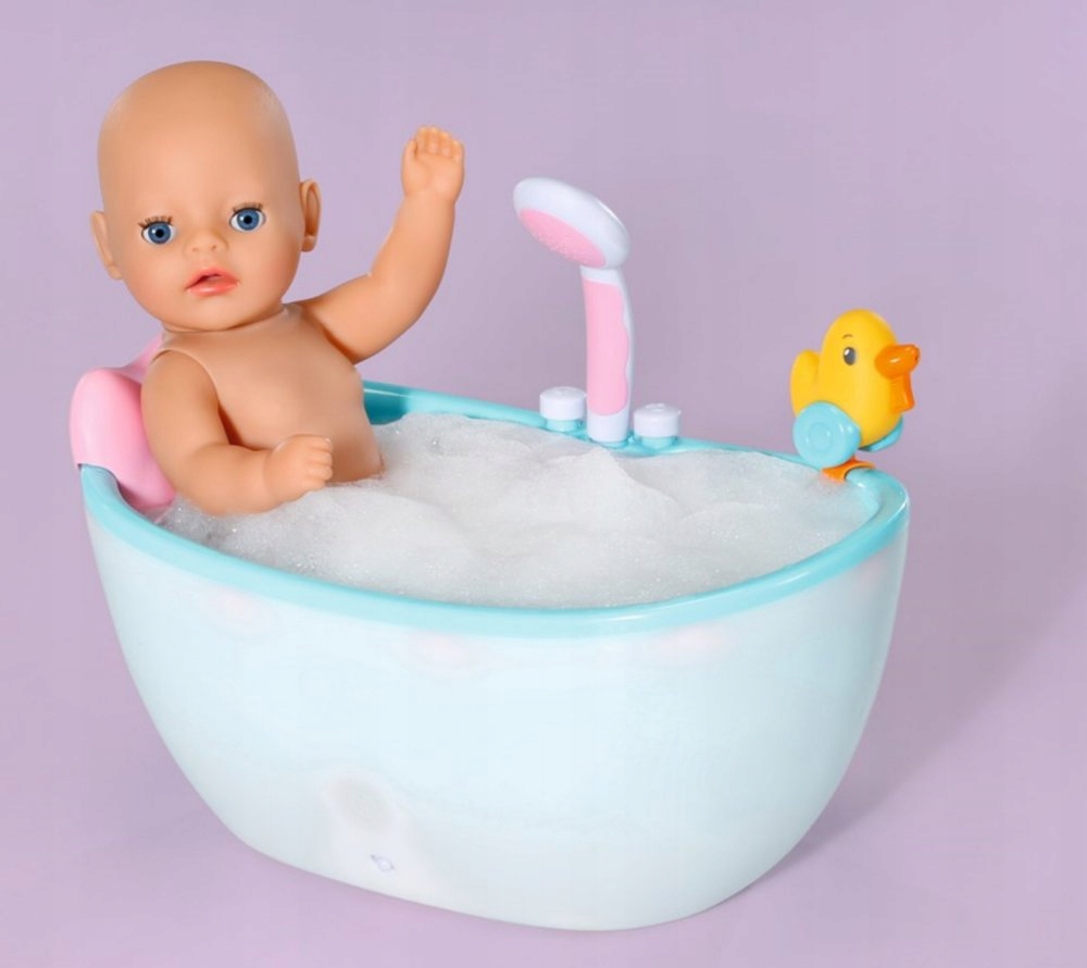 Baby born Lalka Interaktywna Lena 7 Funkcji Bobas Niemowlę Dziewczynka Materiał plastik tkanina