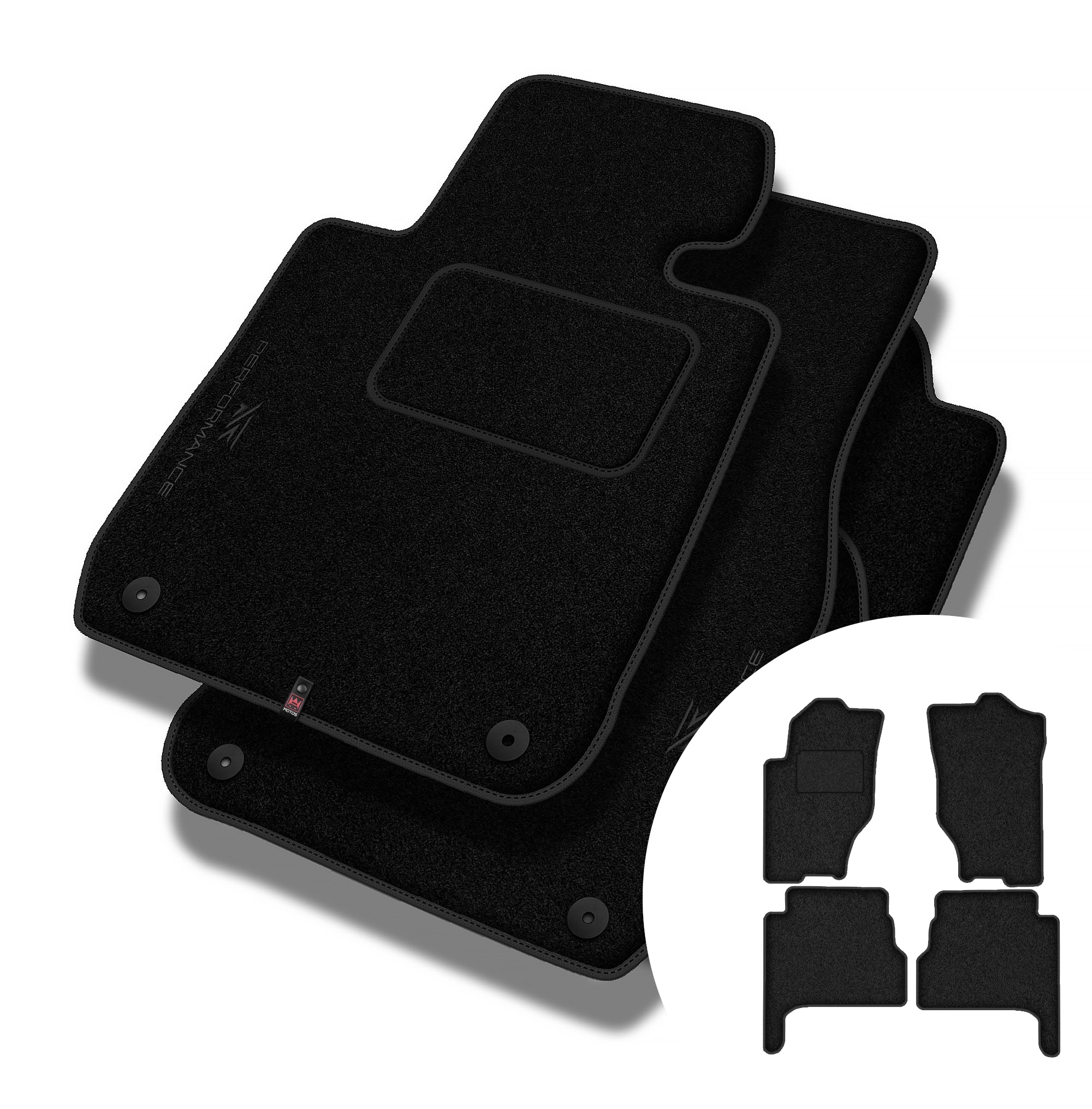 Velurové koberce Performance pro Kia Sorento I 2002-2009