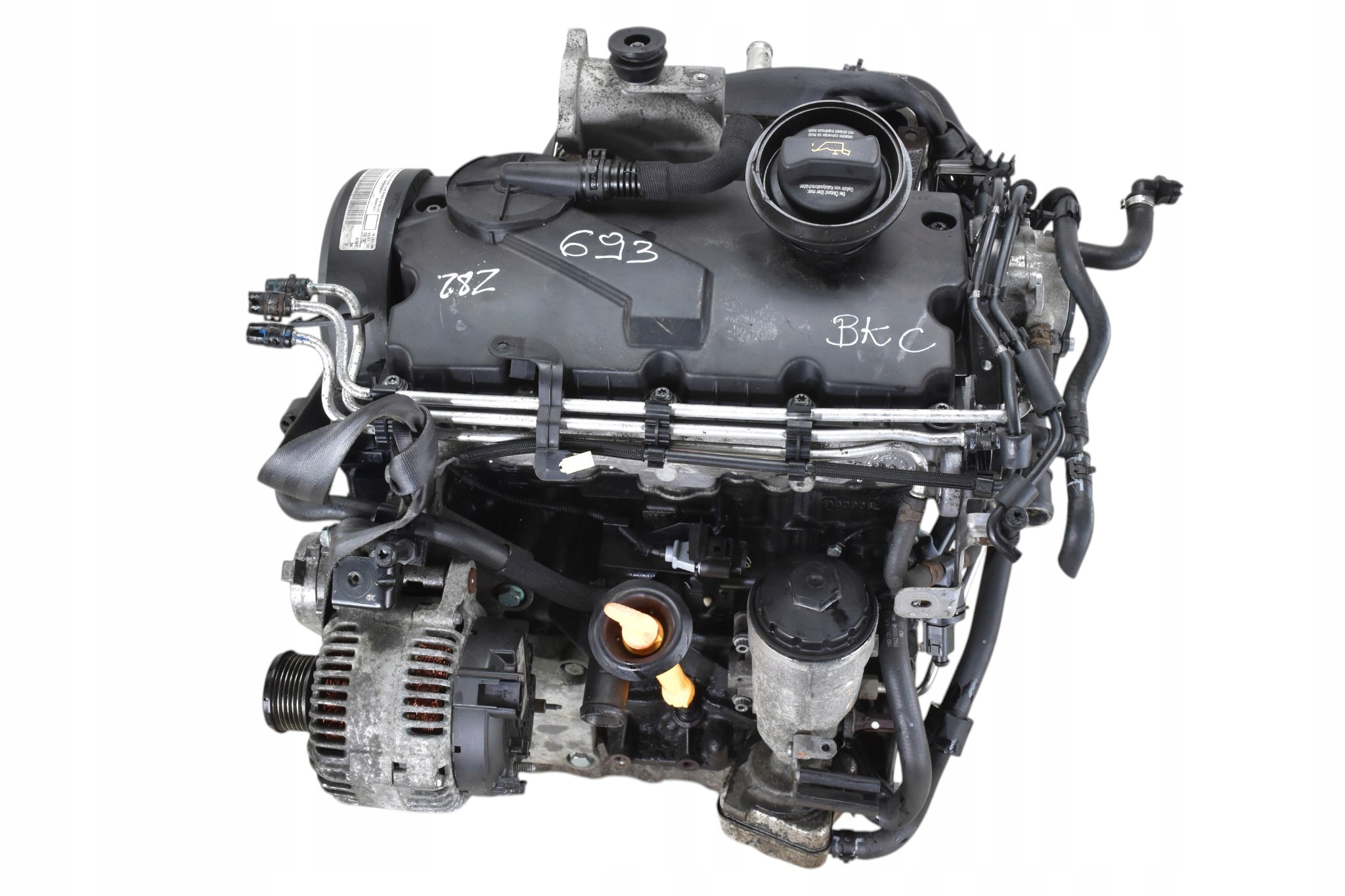 engine GOLF V PASSAT B6 SUPERB II TOURAN ALTEA 1.9TDI 105KM BKC @KOMPRESJA@