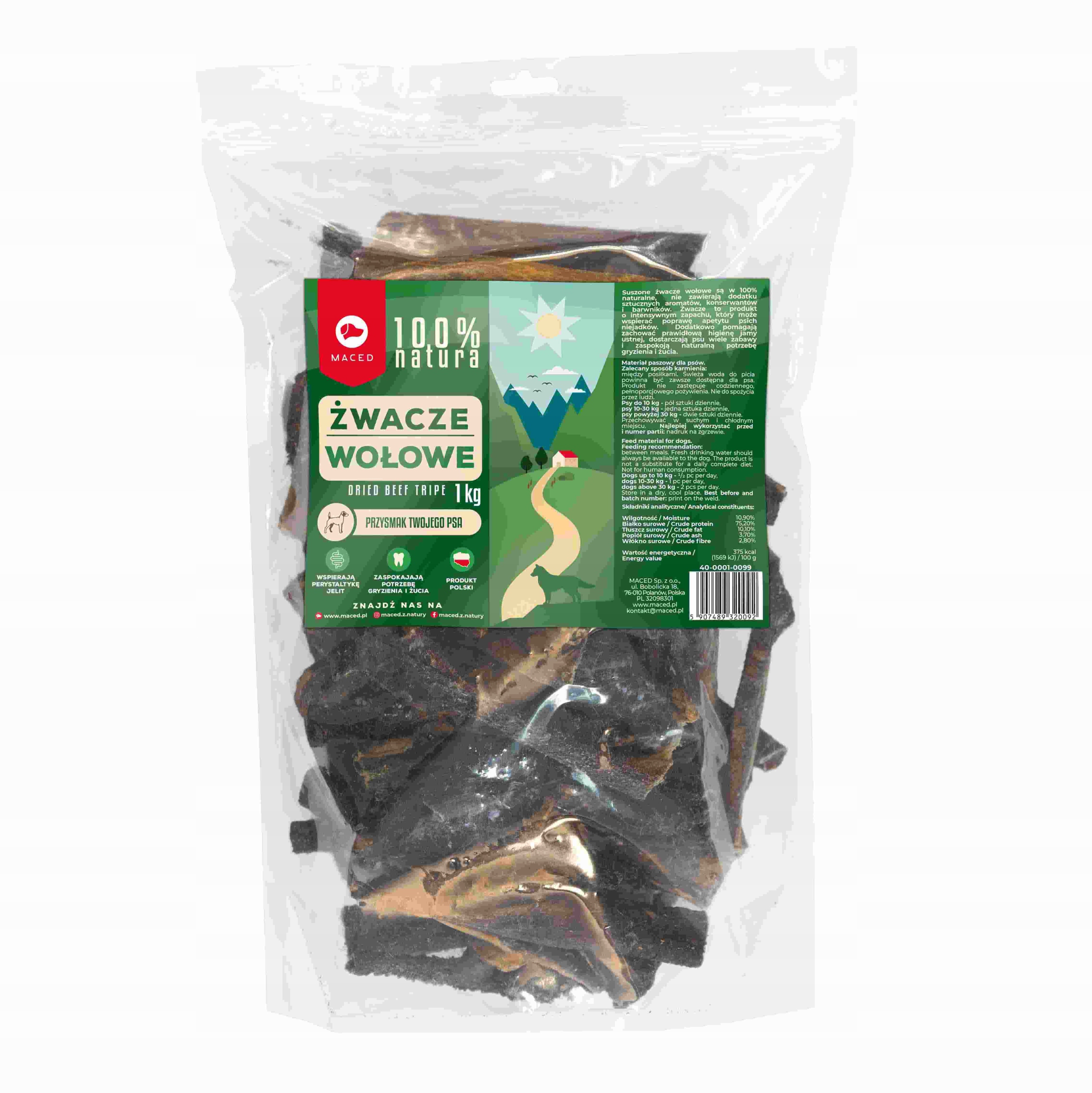 Levně Maced Hovězí Čepce 1 kg