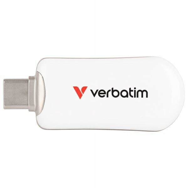 Pendrive Verbatim Plectra 64GB Usb-c fehér/white 30228