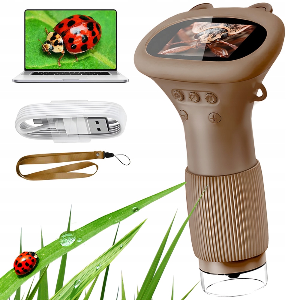 Dětský Digitální Mikroskop Pro Děti 1000X Led Vzdělávací Hračka