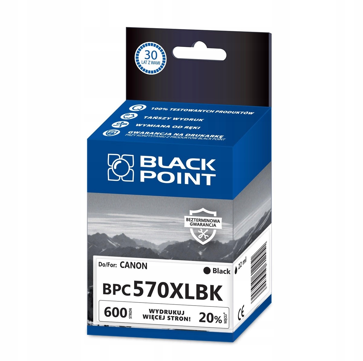 

Tusz Black Do Canon MG6850 MG7750 TS6051 TS8053