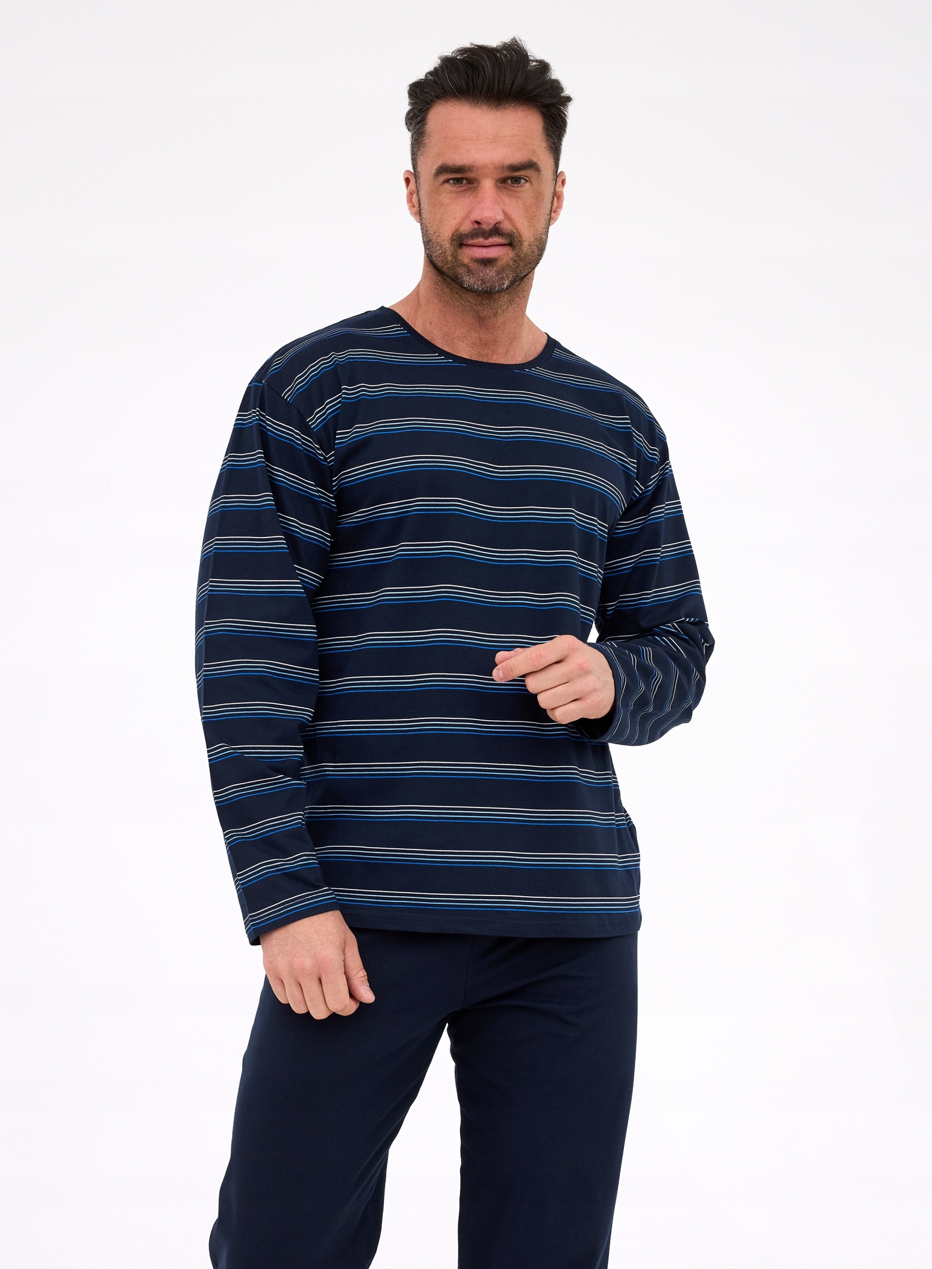 Pánské Pyžamo Various 138/55 Dr XL tmavě modrá