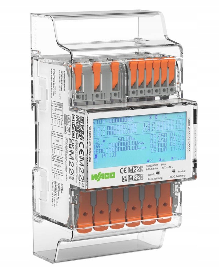 Wago merač energie MID24 priame meranie 65A 3x230/400V Modbus M-Bus