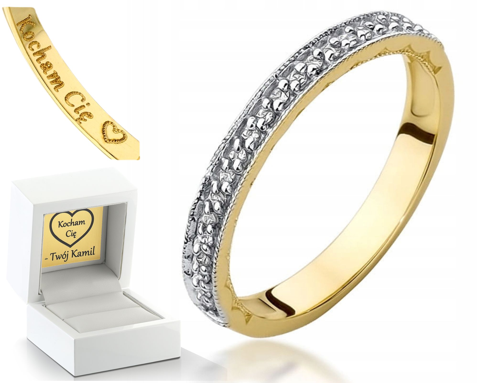 Zlatý Prstýnek Prsten S Diamanty