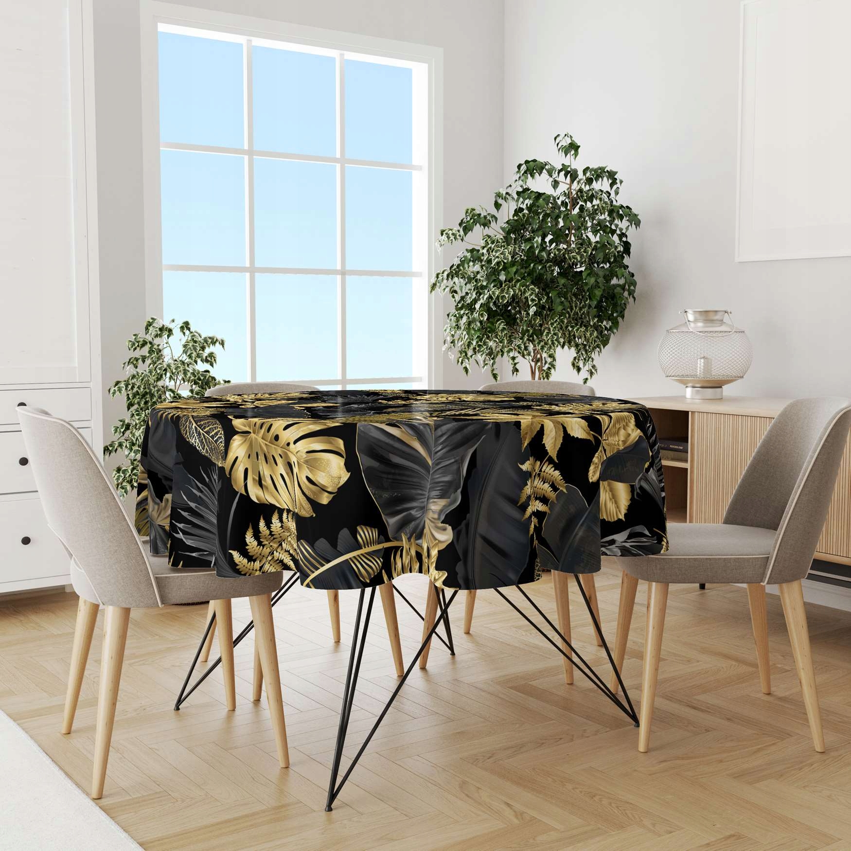 OBRUS OKRĄGŁY NA STÓŁ DEKORACYJNY 120 WZÓR KOŁO 101 Typ obrus