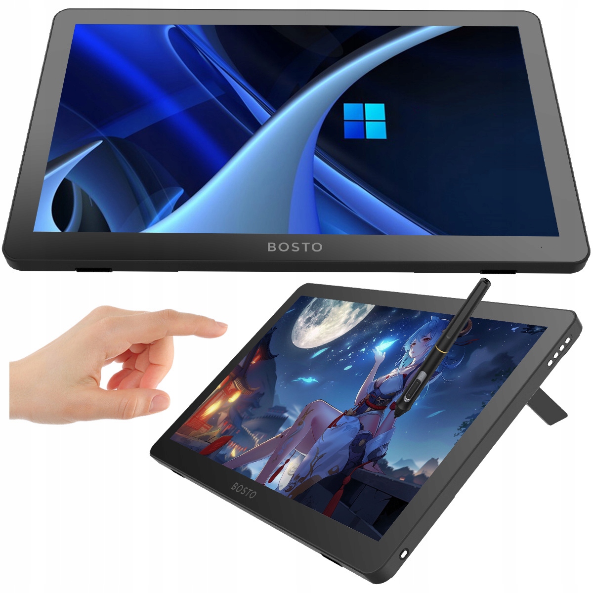 Grafický Tablet Bosto X6 N100 8GB 256GB 2v1 počítač , Bt, dotyková obrazovka